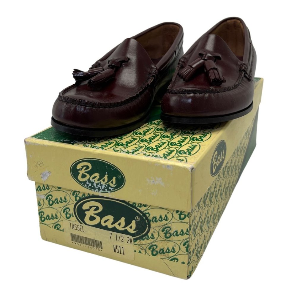 Women's G.H. Bass Weejun Burgundy Tassel Loafers